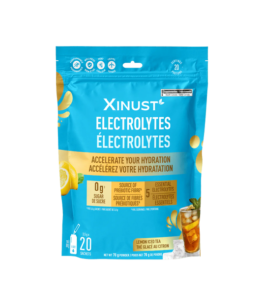 Xinust Electrolytes Sachets - Lemon Iced Tea