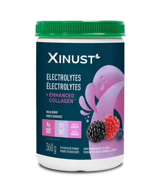 Xinust Electrolytes + Enhanced Collagen - Wild Berry